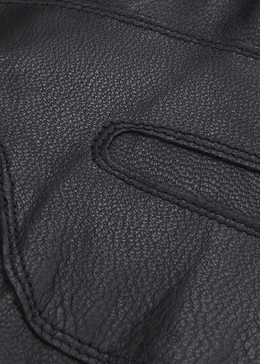 Barbour Handschoenen Burnished leather thinsulute gloves - black
