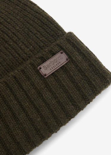 Barbour Mutsen Carlton beanie hat - dark green