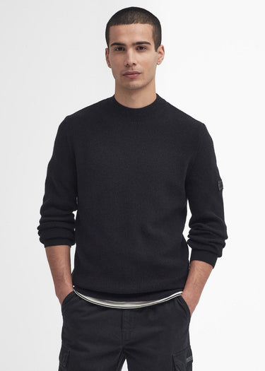 Barbour International Truien Crawley crew neck jumper - black