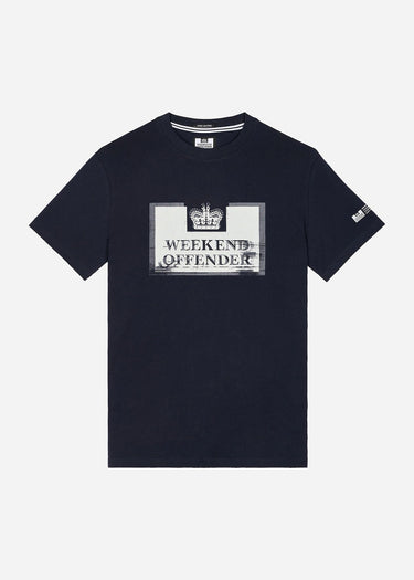 Weekend Offender T-shirts Bonpensiero - navy