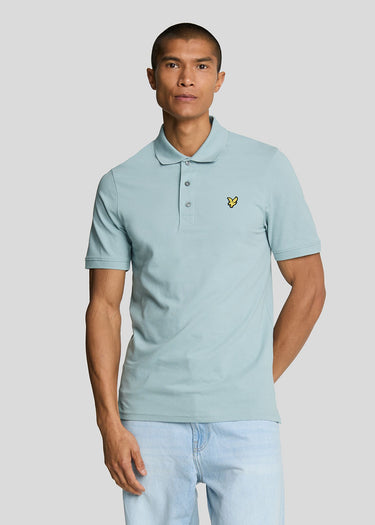 Lyle & Scott Polo's Plain polo shirt - blue smoke