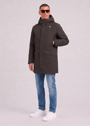 K-Way Jassen Jarno twill marmotta - black olive blue airforce
