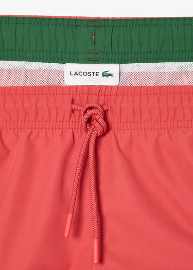 Lacoste Zwembroeken Men swimsuit - sierra red green