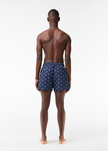 Lacoste Zwembroeken Swimming trunks all over print - navy blue multico