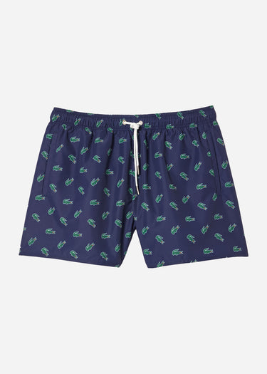 Lacoste Zwembroeken Swimming trunks all over print - navy blue multico