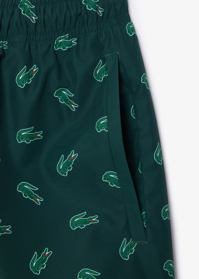 Lacoste Zwembroeken Swimming trunks all over print - sinople multico