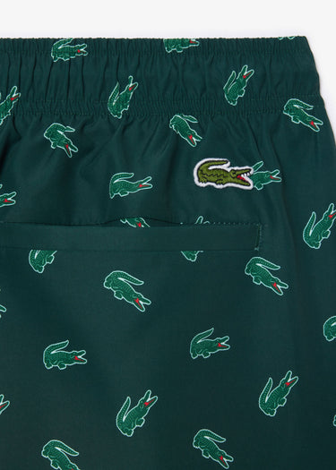 Lacoste Zwembroeken Swimming trunks all over print - sinople multico