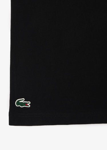 Lacoste T-shirts Tee logo - black white