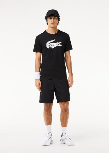 Lacoste T-shirts Tee logo - black white