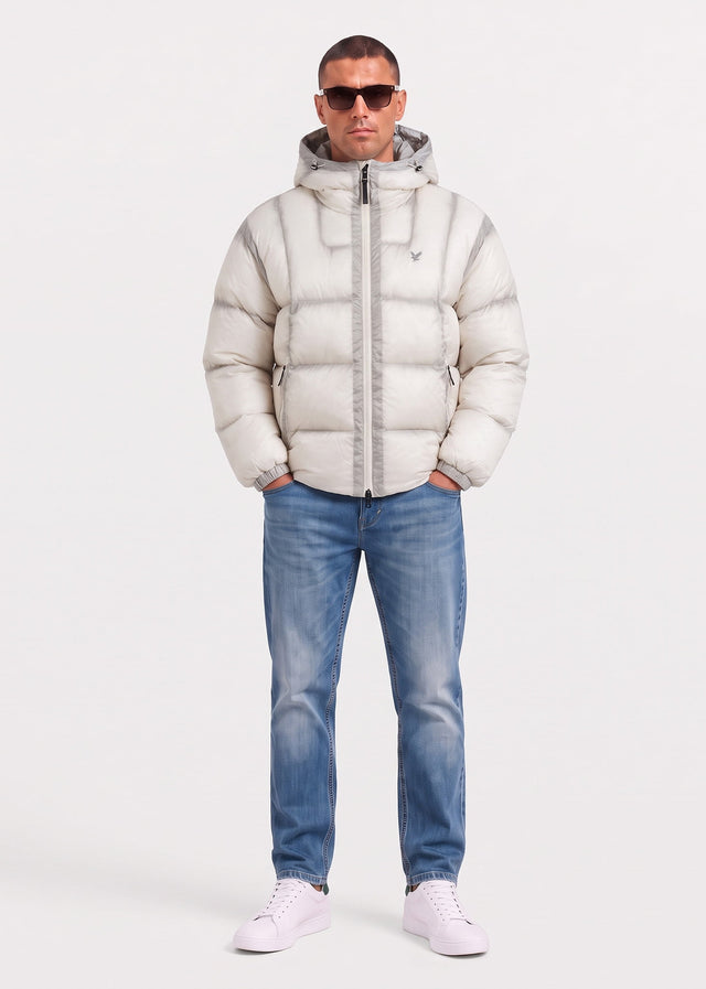 Lyle & Scott Jassen Translucent puffer jacket - putty