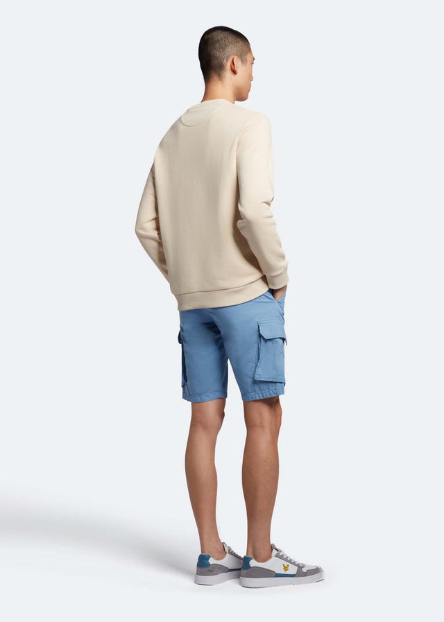 Lyle & Scott Korte Broeken Wembley cargo short - skipton blue