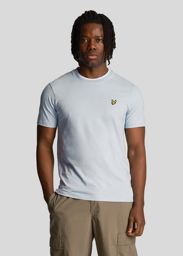 Lyle & Scott T-shirts Tipped t-shirt - light blue white