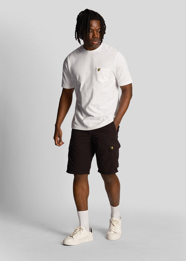 Lyle & Scott Korte Broeken Wembley cargo short - beige (Copy) military