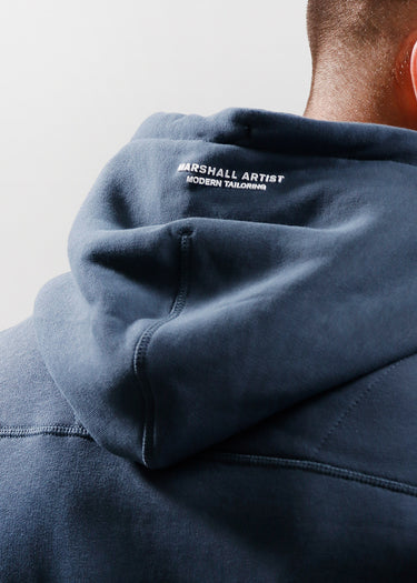 Marshall Artist Vesten Siren full zip hood - slate blue