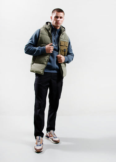 Marshall Artist Bodywarmers Kymera bubble vest - khaki