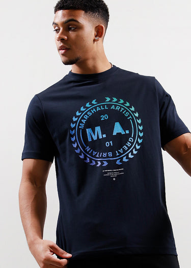 Marshall Artist T-shirts Ombre t-shirt - navy