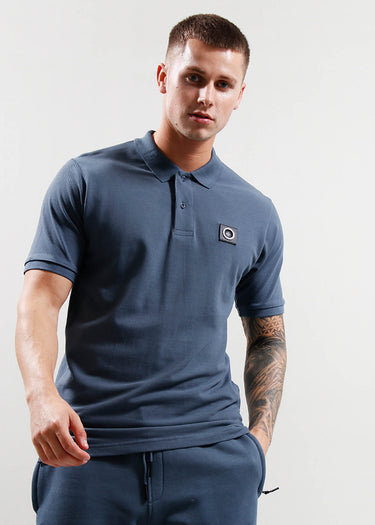 Marshall Artist Polo's Siren s/s polo - slate blue