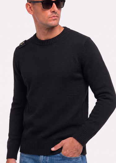 MA.Strum Truien Oka crew sweater - black