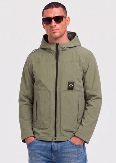 MA.Strum Jassen Velum runner jacket - brinze green