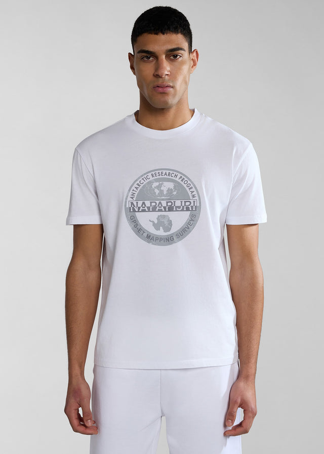 Napapijri T-shirts Bollo t-shirt - bright white