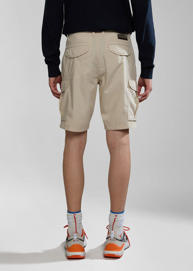 Napapijri Korte Broeken Noto 2.0 short - beige silvr