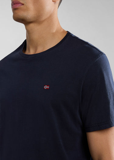 Napapijri T-shirts Salis ss sum t-shirt - blue marine