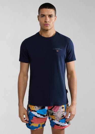 Napapijri T-shirts Ellbas t-shirt - blue marine