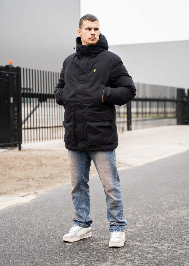 Lyle & Scott Jassen Membrane parka - jet black