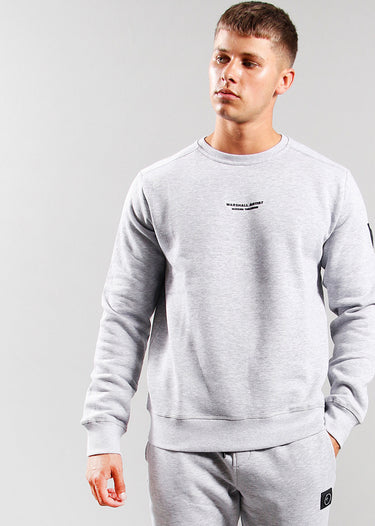 Marshall Artist Truien Siren crew sweat - grey marl