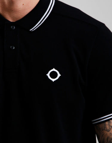 MA.Strum Polo's Double tipped polo - black