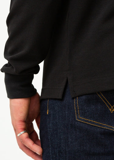 Marshall Artist Longsleeve Polo's Siren ls polo - black