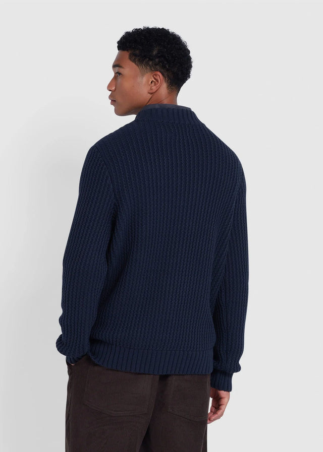 Farah Truien Sweater burlington fisherman - true navy