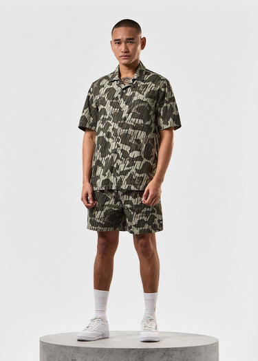 Weekend Offender Korte Broeken Anzio camo - castle green rain camo