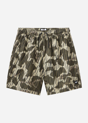 Weekend Offender Korte Broeken Anzio camo - castle green rain camo