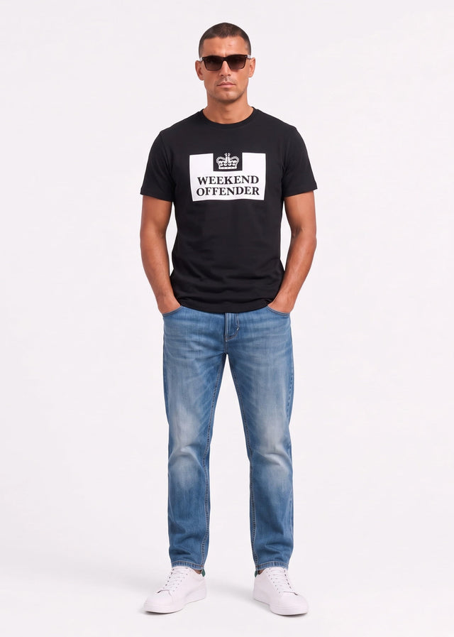 Weekend Offender T-shirts Prison - black