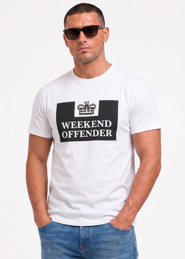 Weekend Offender T-shirts Prison - white
