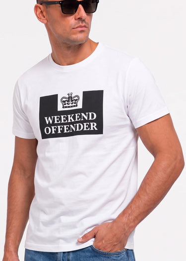 Weekend Offender T-shirts Prison - white