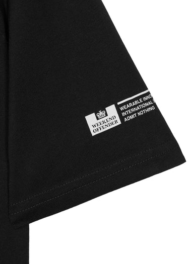 Weekend Offender T-shirts Bonpensiero - black