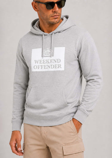 Weekend Offender Hoodies HM service - grey marl