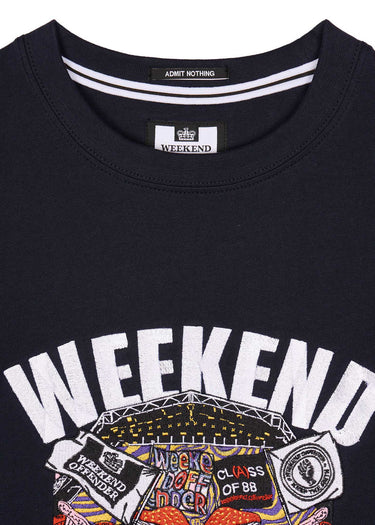 Weekend Offender T-shirts Pyramid - navy