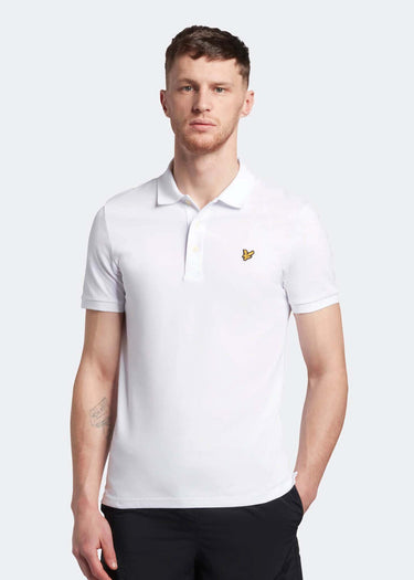 Lyle & Scott Polo's Plain polo shirt - white