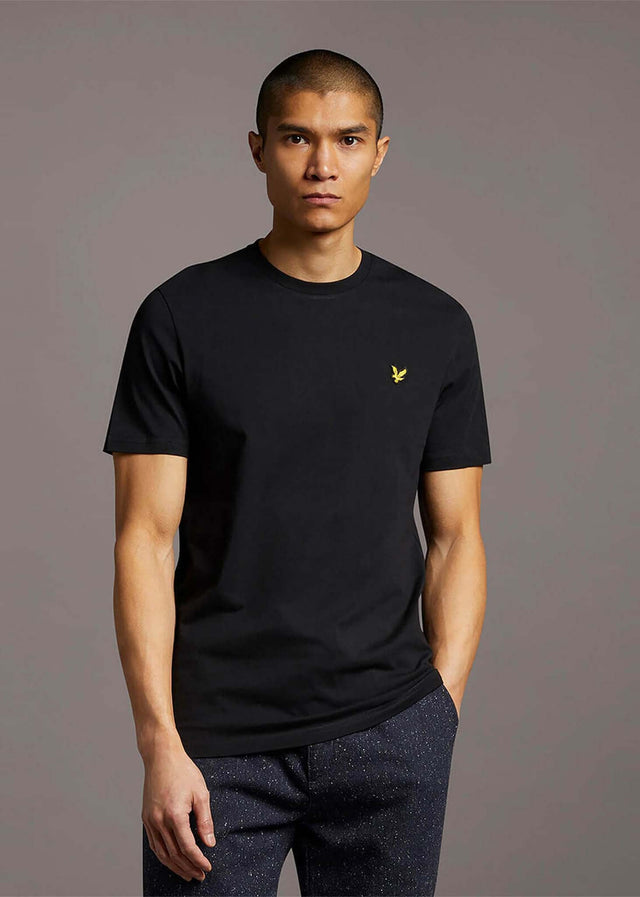 Lyle & Scott T-shirts Plain t-shirt - jet black 3 pack