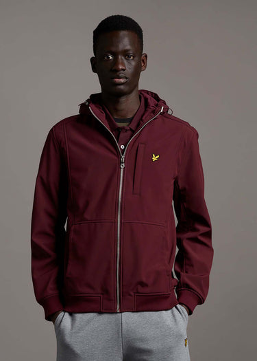Lyle & Scott Jassen Softshell jacket - burgundy