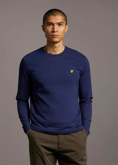 Lyle & Scott Longsleeve Tees Plain ls t-shirt - navy
