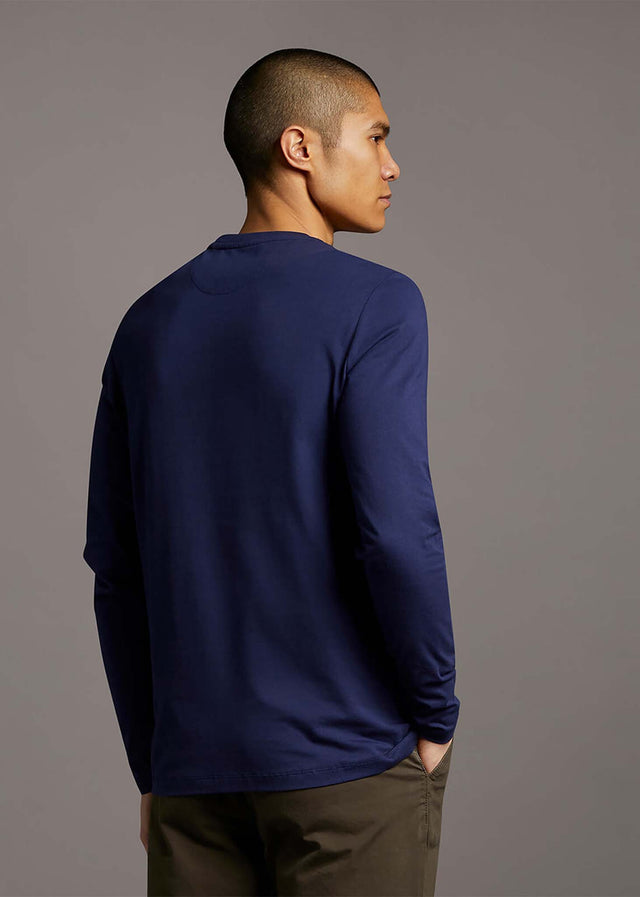 Lyle & Scott Longsleeve Tees Plain ls t-shirt - navy