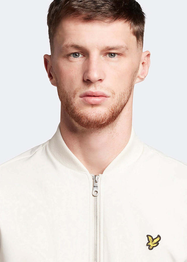 Lyle & Scott Jassen Softshell bomber jacket - light mist