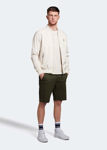 Lyle & Scott Jassen Softshell bomber jacket - light mist