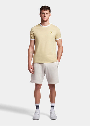 Lyle & Scott Korte Broeken Sweat short - light mist