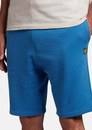 Lyle & Scott Korte Broeken Sweat short - spring blue