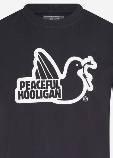 Peaceful Hooligan T-shirts Outline t-shirt - navy